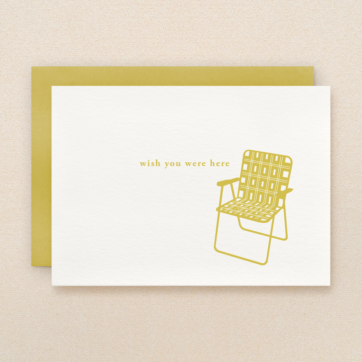 "Wish You Were Here" Summer Lovin' Here Greeting Card #134