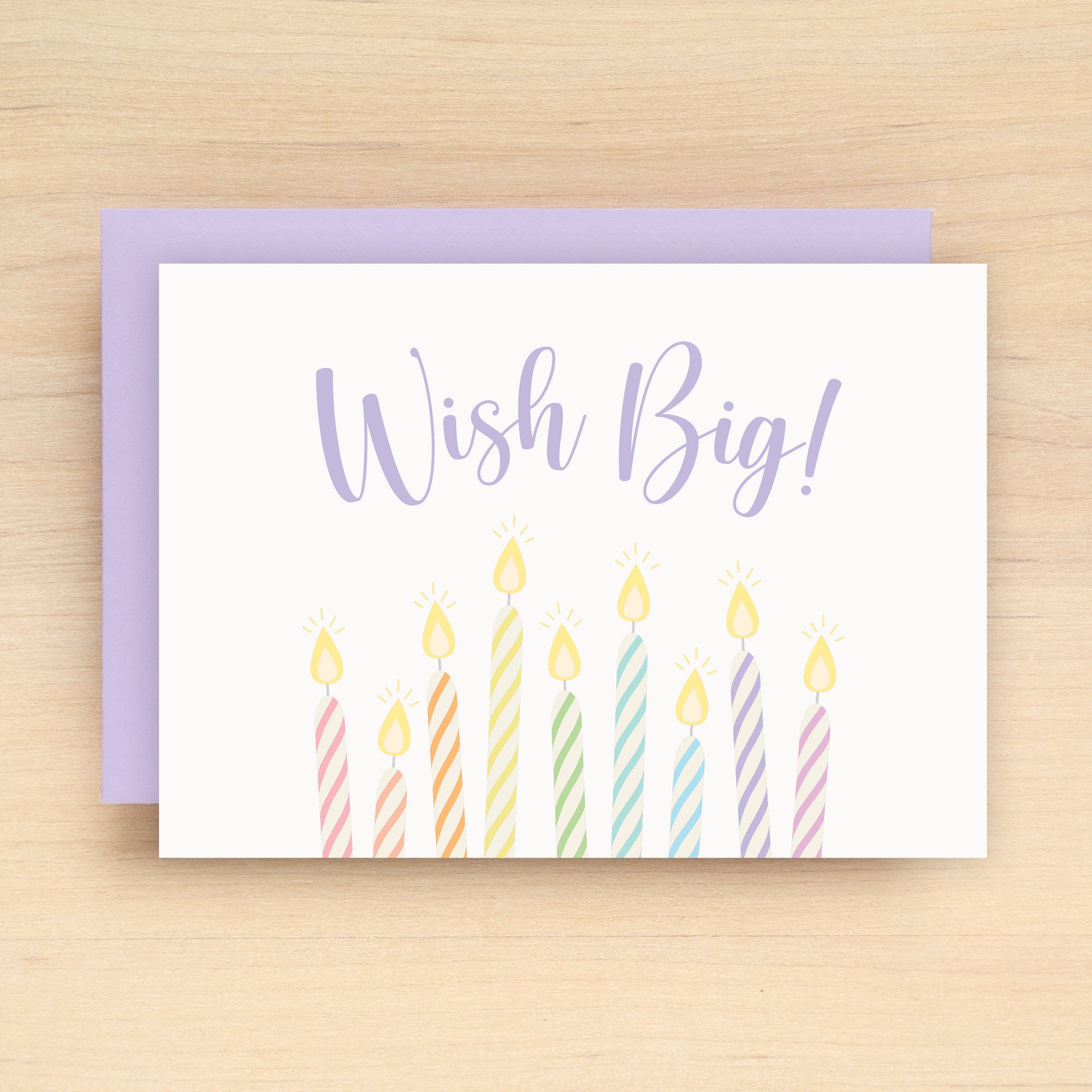 "Wish Big" Wish Big Greeting Card #262