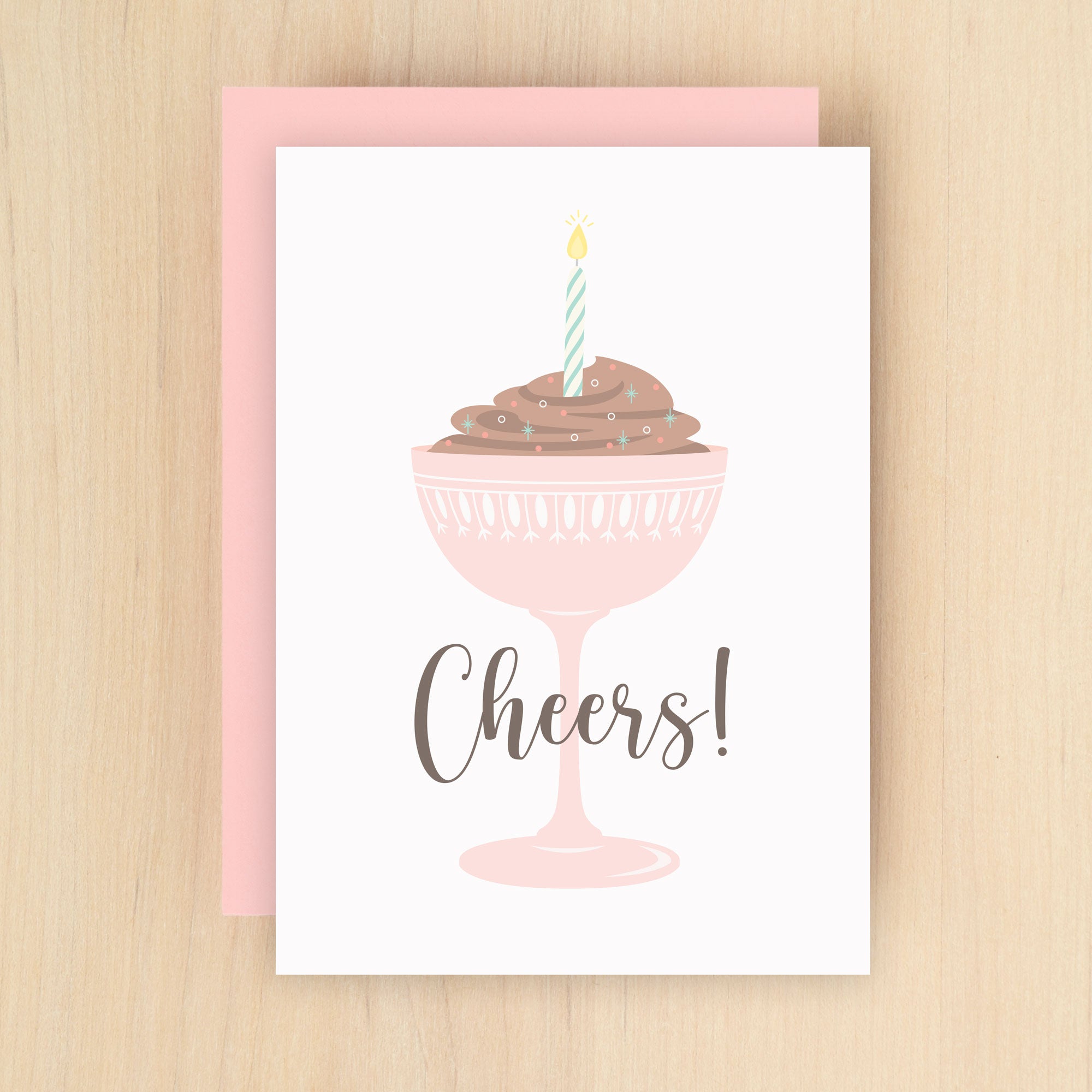 "Cheers!" Birthday Cheers Greeting Card #281