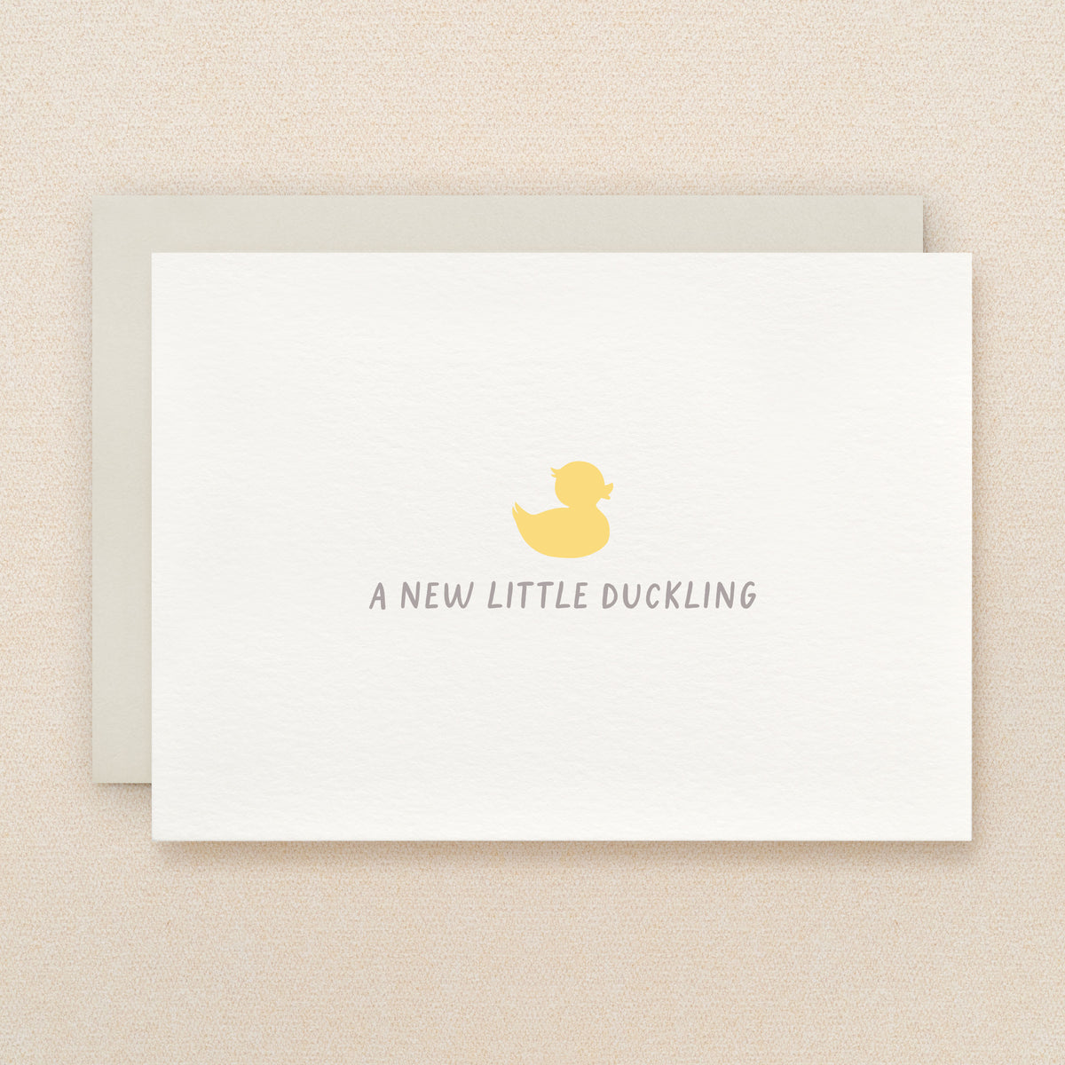 "A new little duckling" Duckling Greeting Card #323