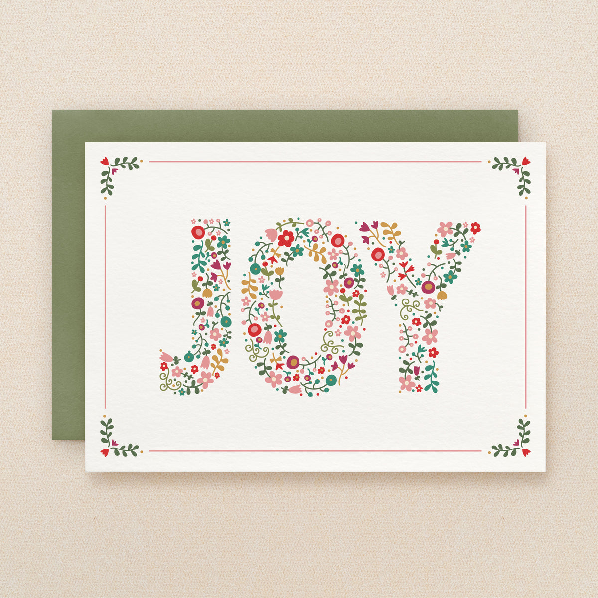 Joy Holiday Card