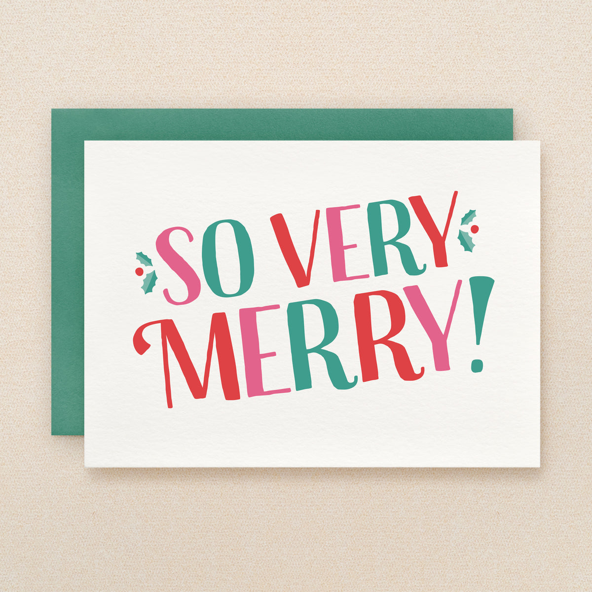 Very Merry Holiday Card