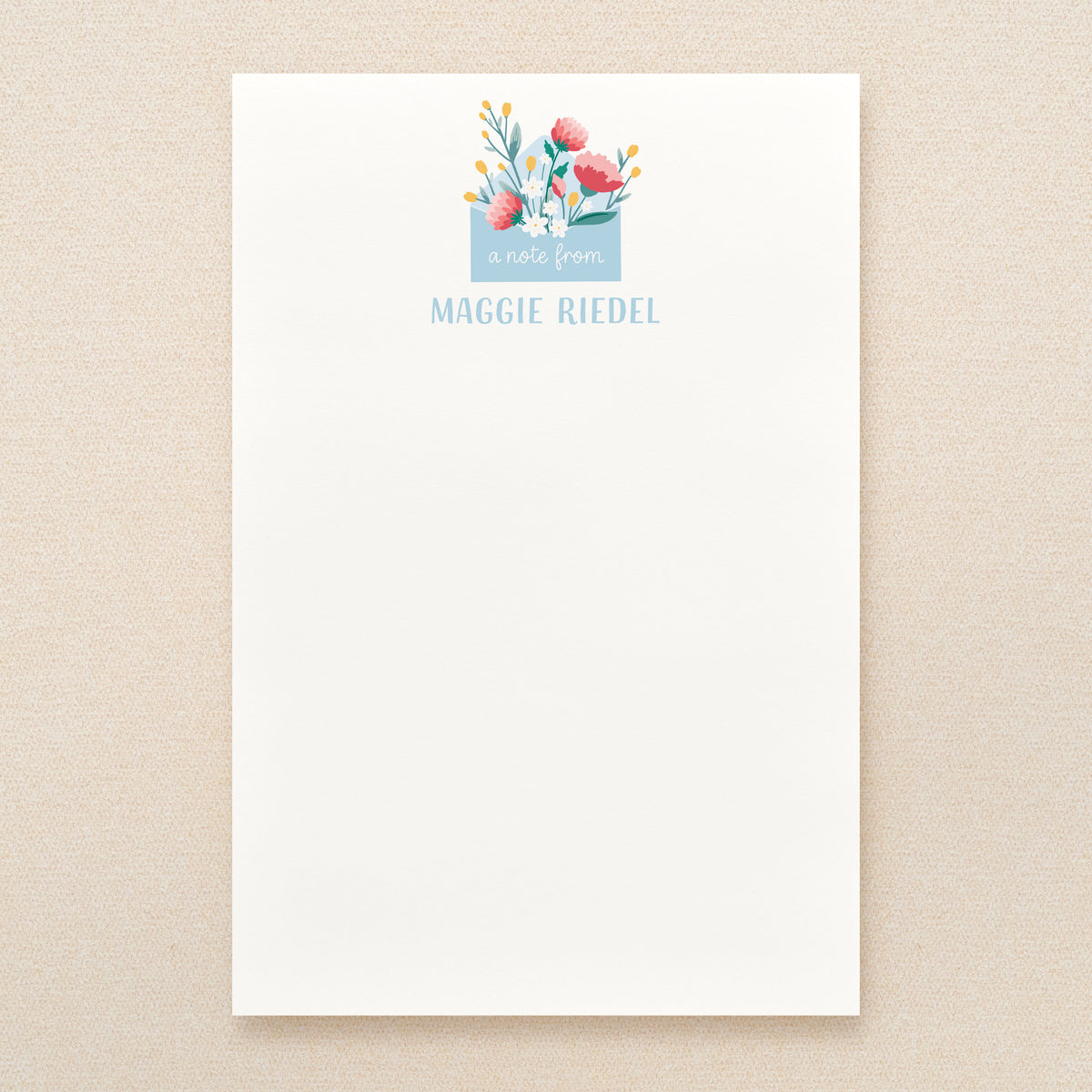Cheerful Personalized Notepad