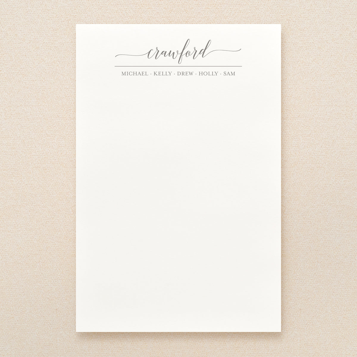 Guild Family Personalized Notepad