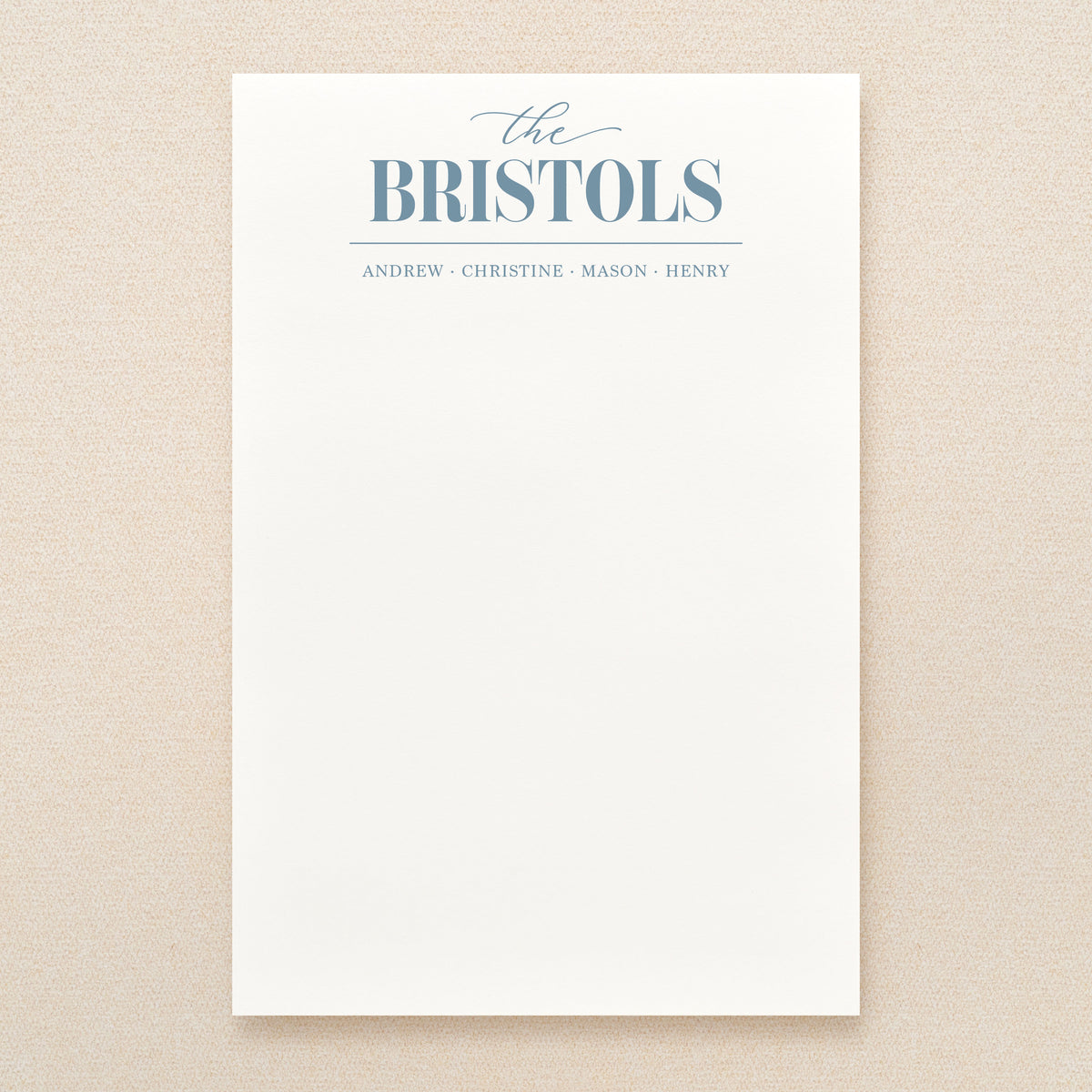 Posh Family Personalized Notepad