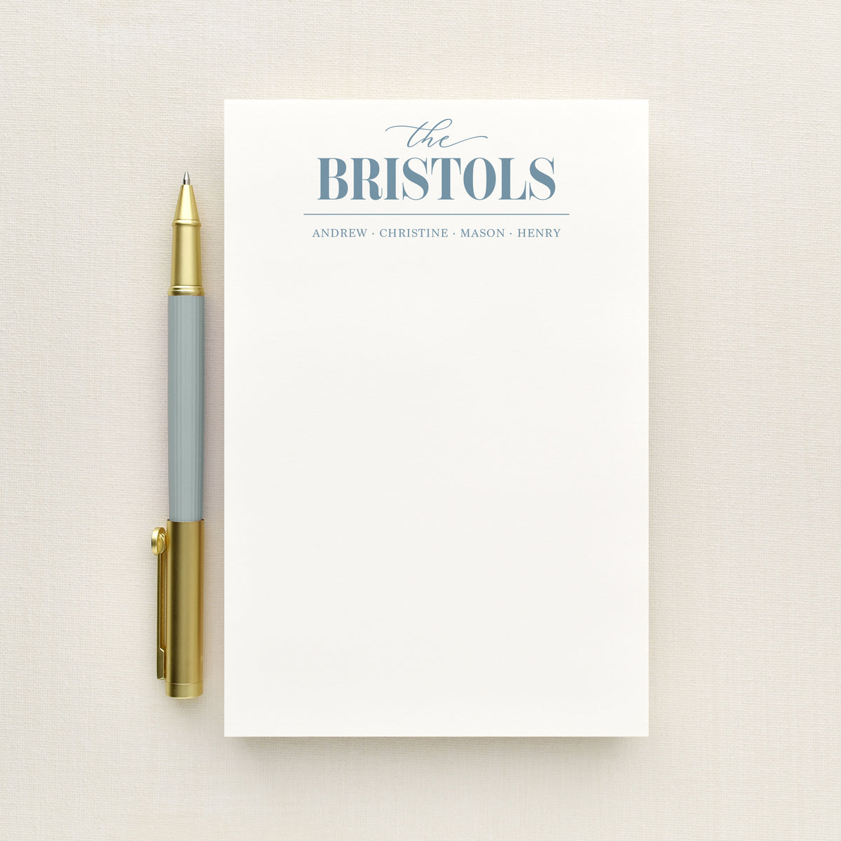 Posh Family Personalized Notepad