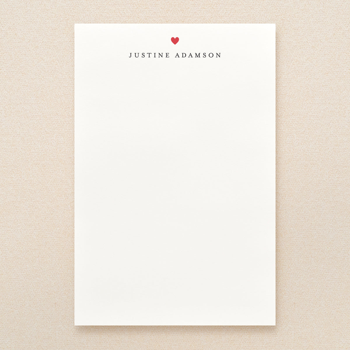 Ruby Personalized Notepad