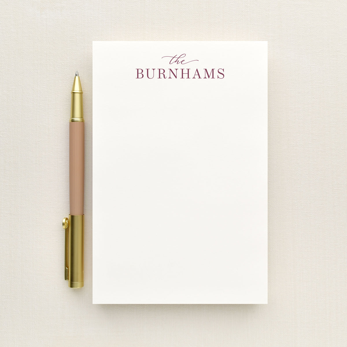 Silk Personalized Notepad