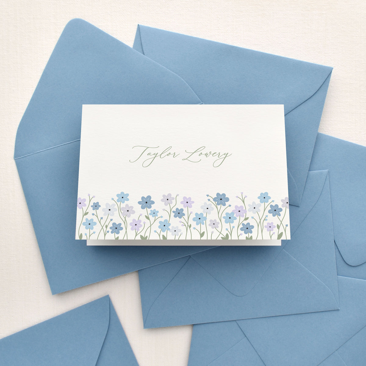 Bluebell Personalized Stationery