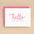 Hello Personalized Stationery