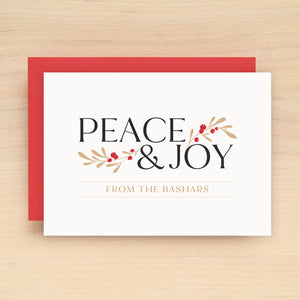 Peaceful Holiday Personalized Stationery