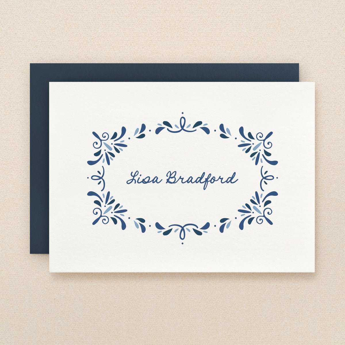 Porcelain Personalized Stationery