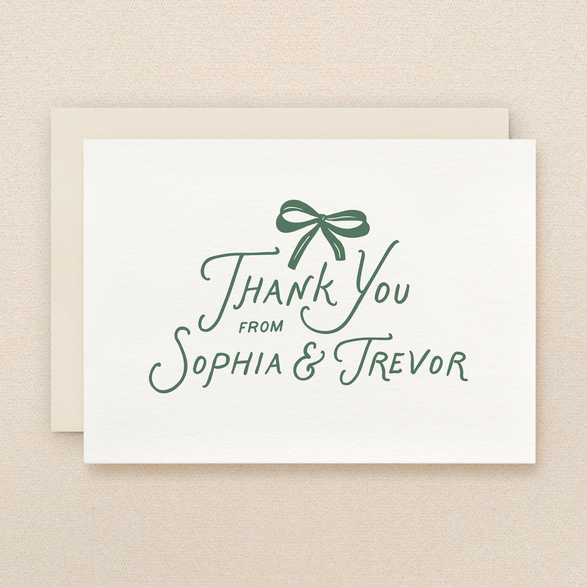 Tied Personalized Stationery