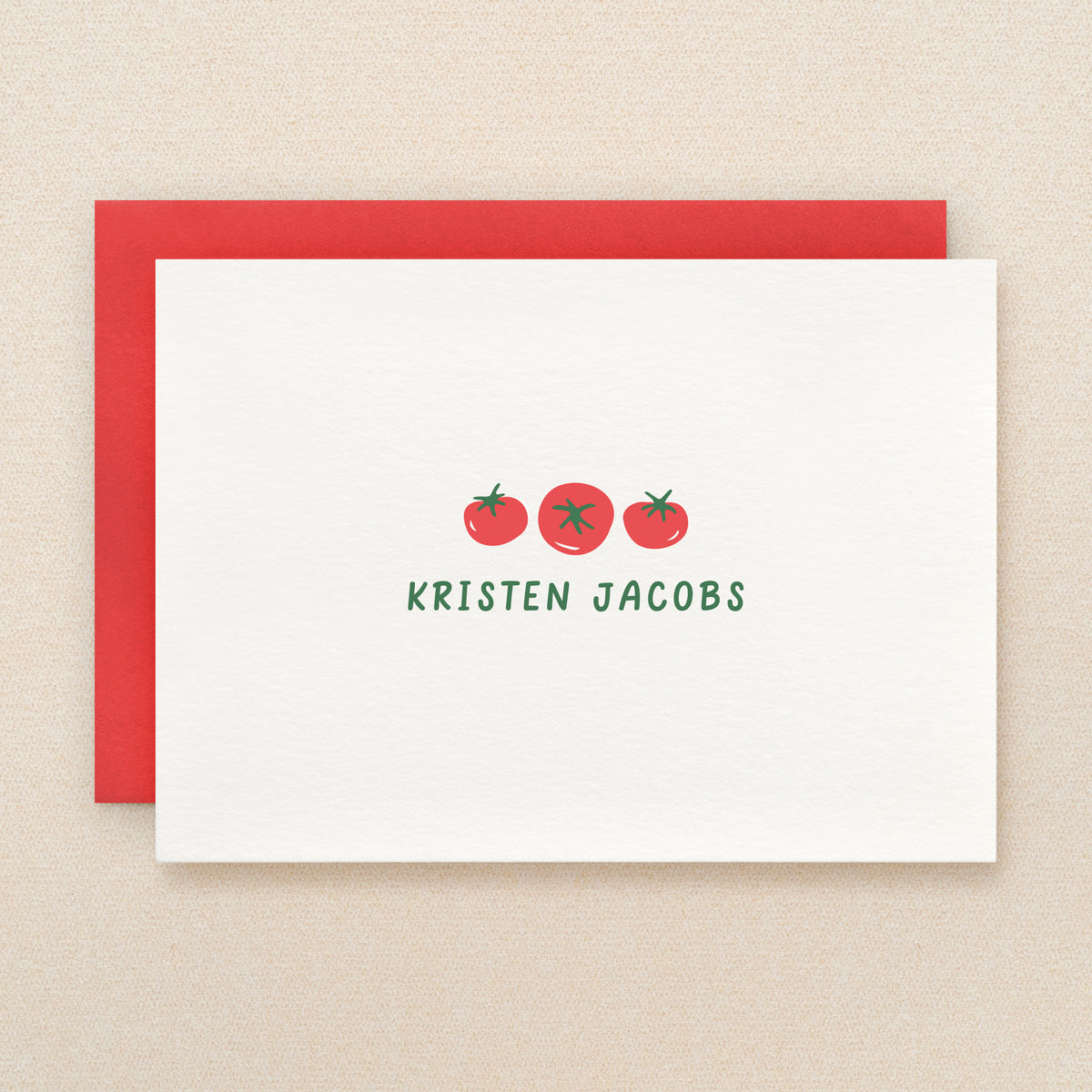 Tomato Personalized Stationery