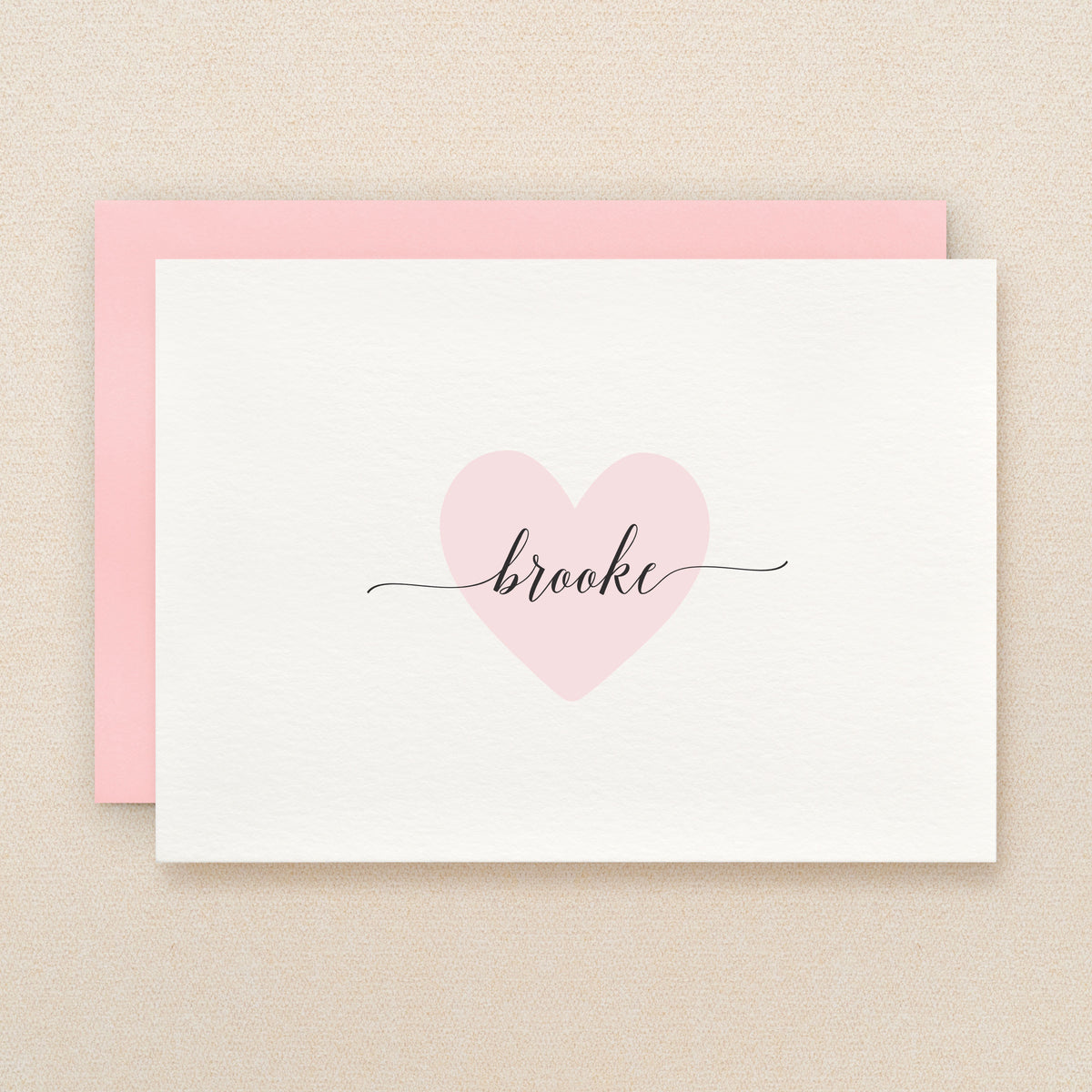 Valentine Baby Girl Personalized Stationery