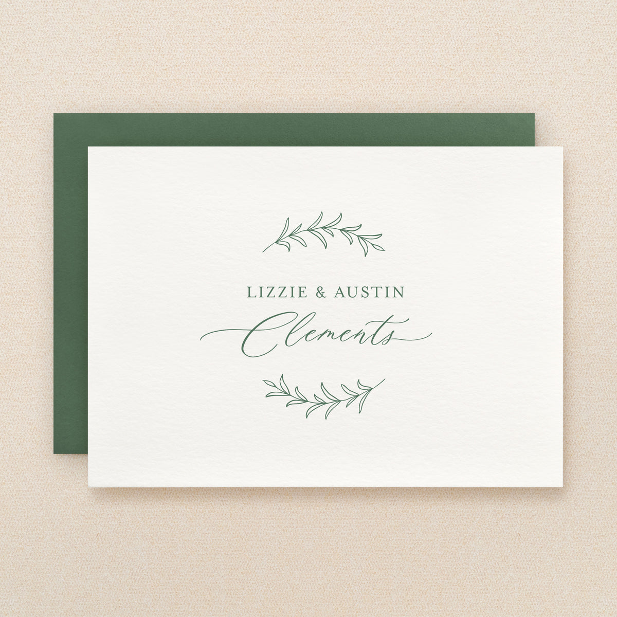 Willow Personalized Stationery