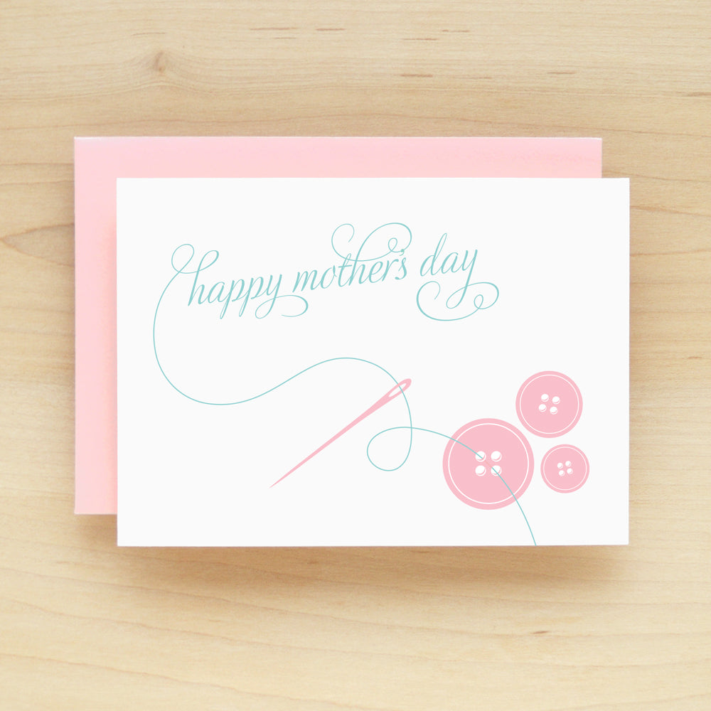 "Happy Mother's Day" Mom Thread Greeting Card #158