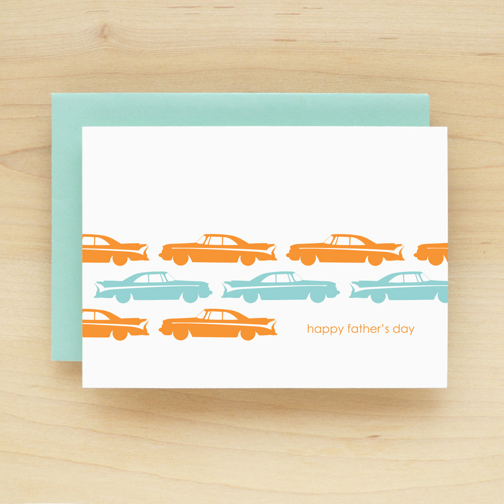 "Happy Father's Day" Dad Cars Greeting Card #168