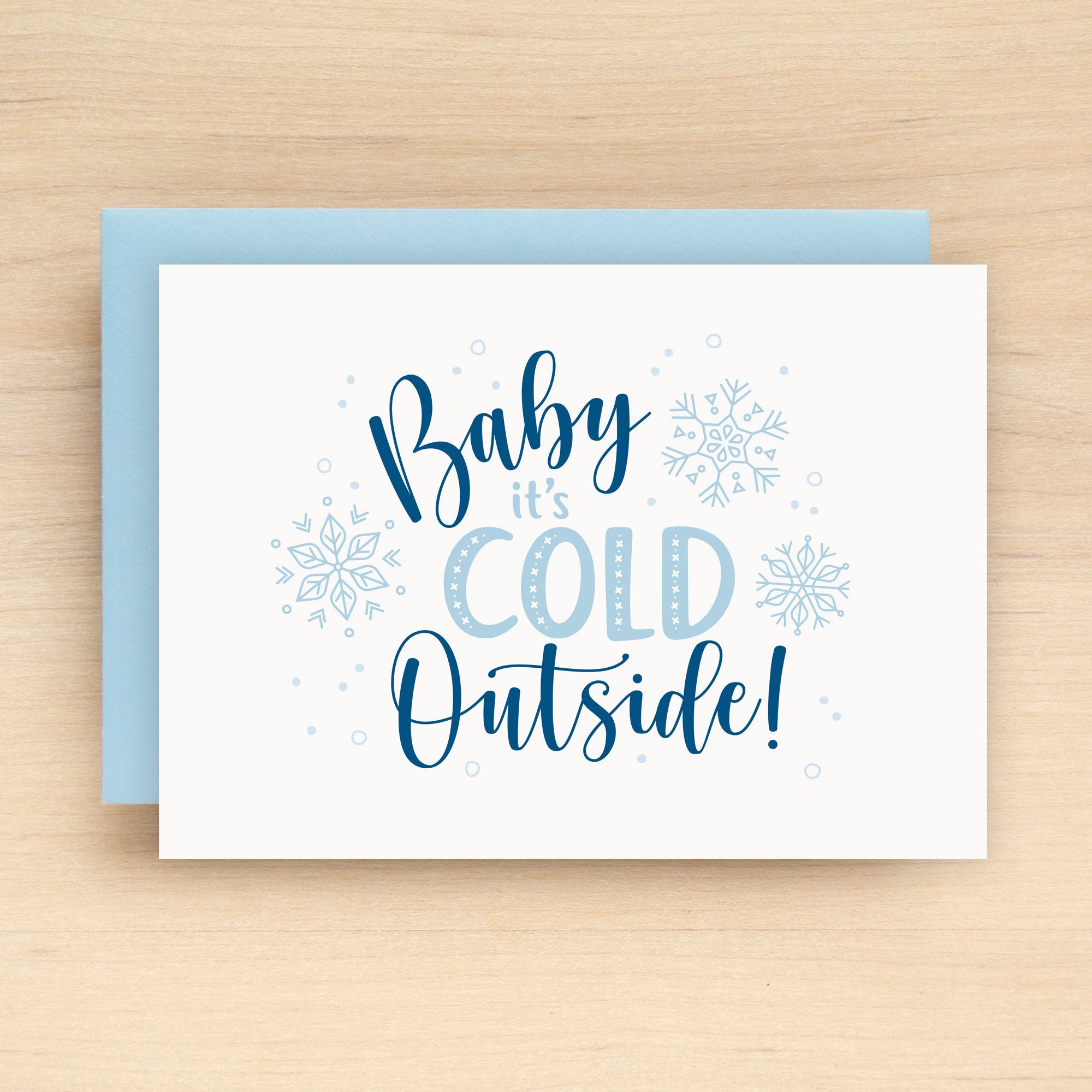 Chilly Holiday Card Set of 10