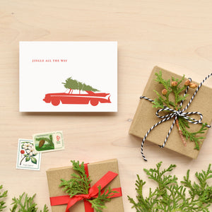 Classic Car Holiday Card Set of 10