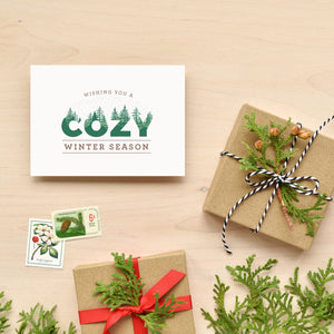 Forest Holiday Card Set of 10