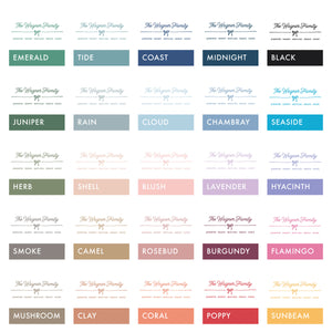 Twill Family Personalized Stationery