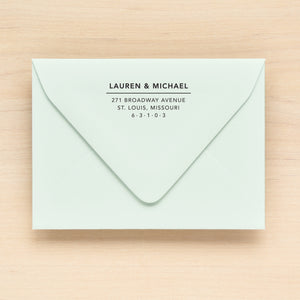 Daring Custom Return Address Stamp