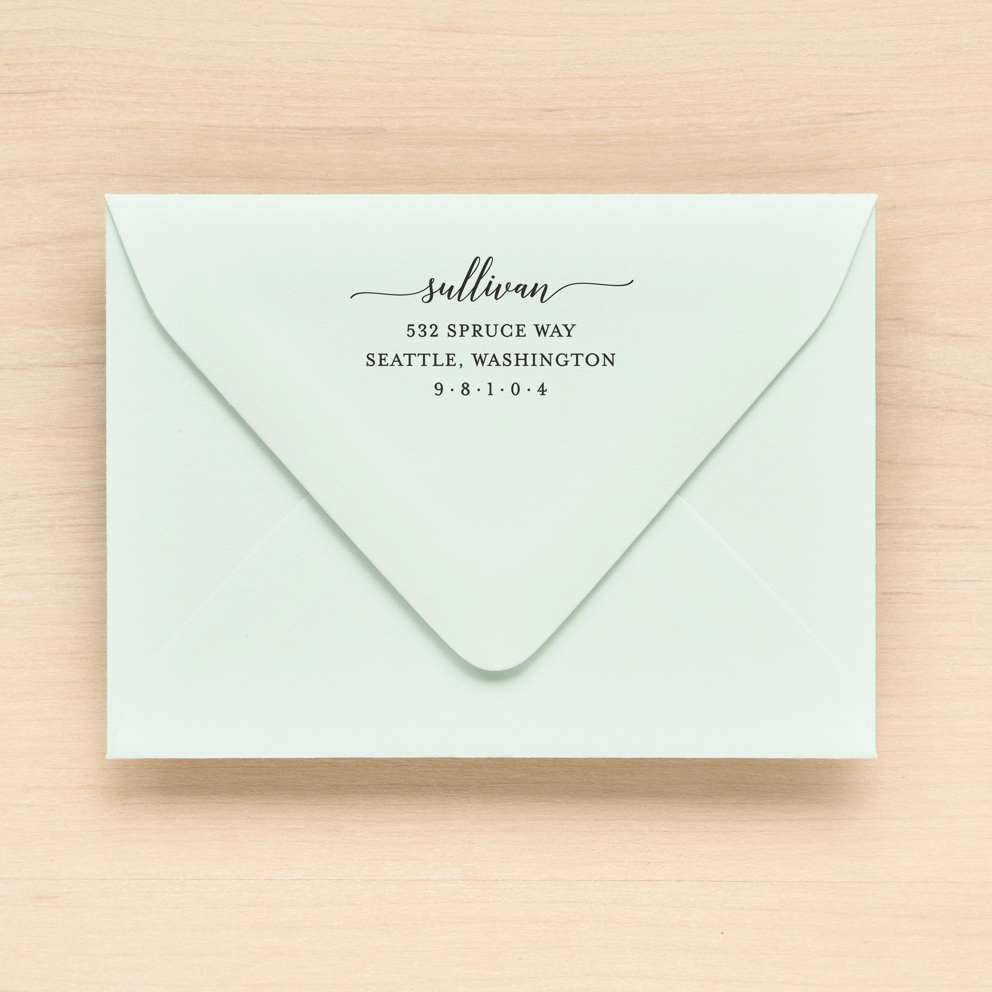 Serene Custom Return Address Stamp