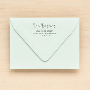 Swan Custom Return Address Stamp