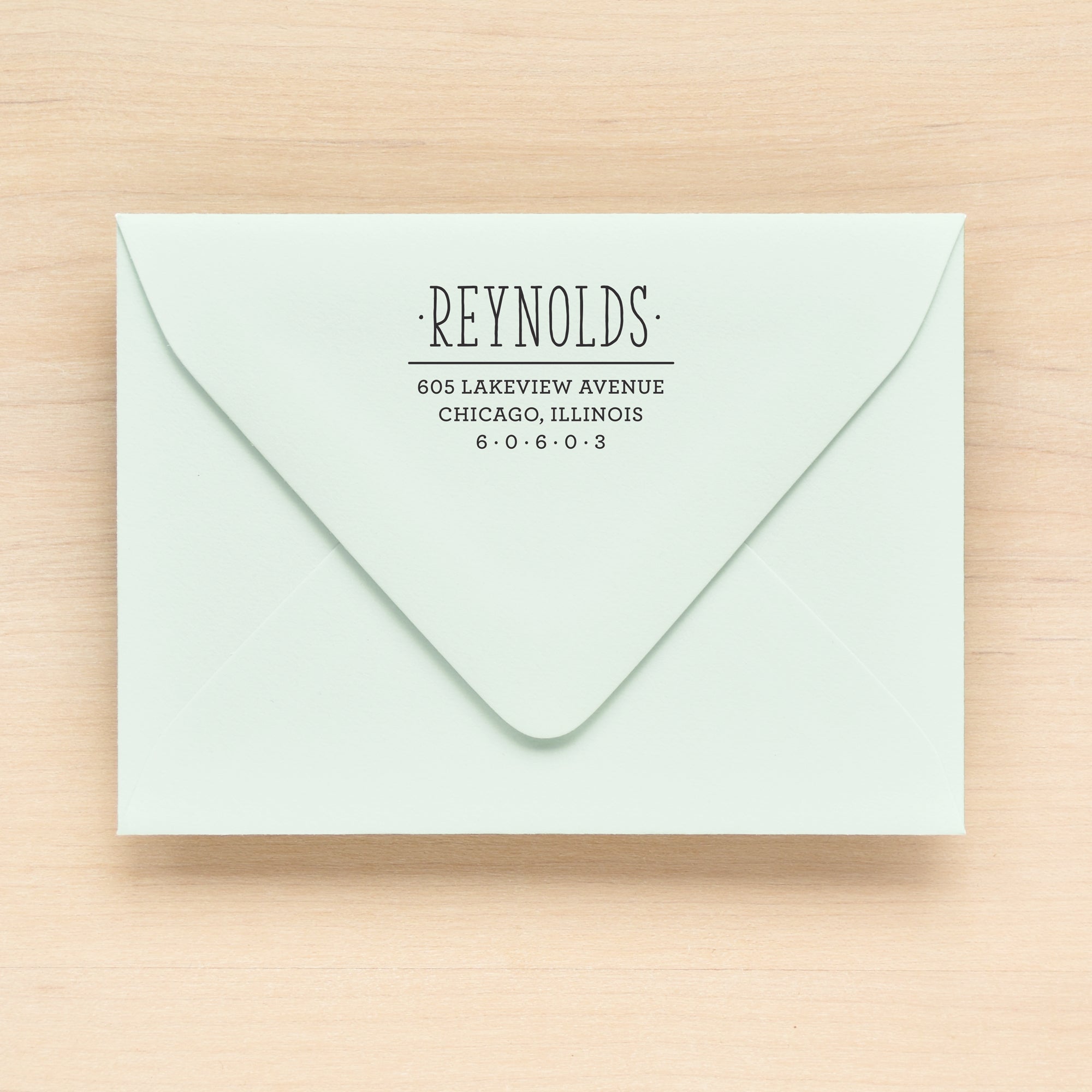 Zest Custom Return Address Stamp