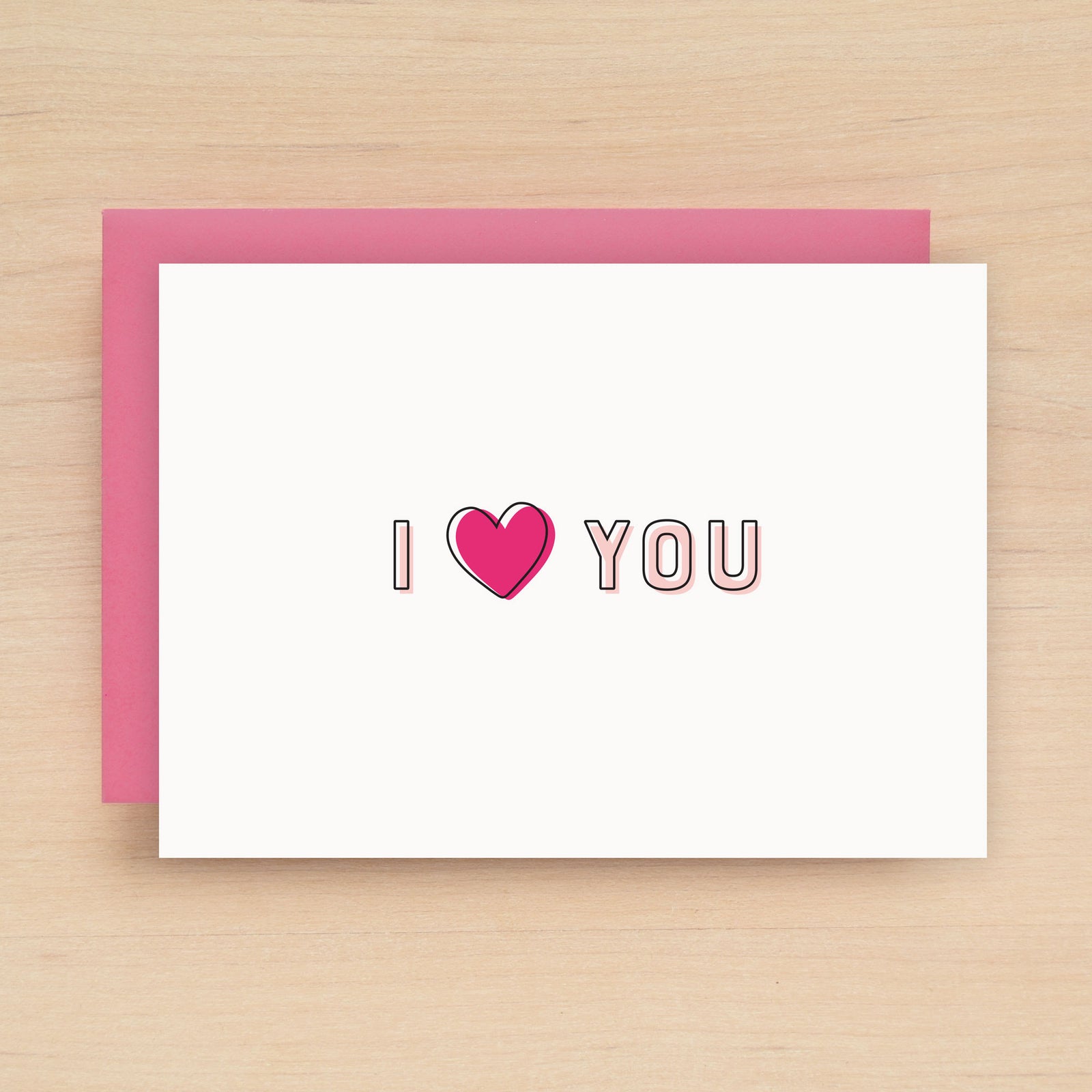 I Heart You Boxed Greeting Set of 10