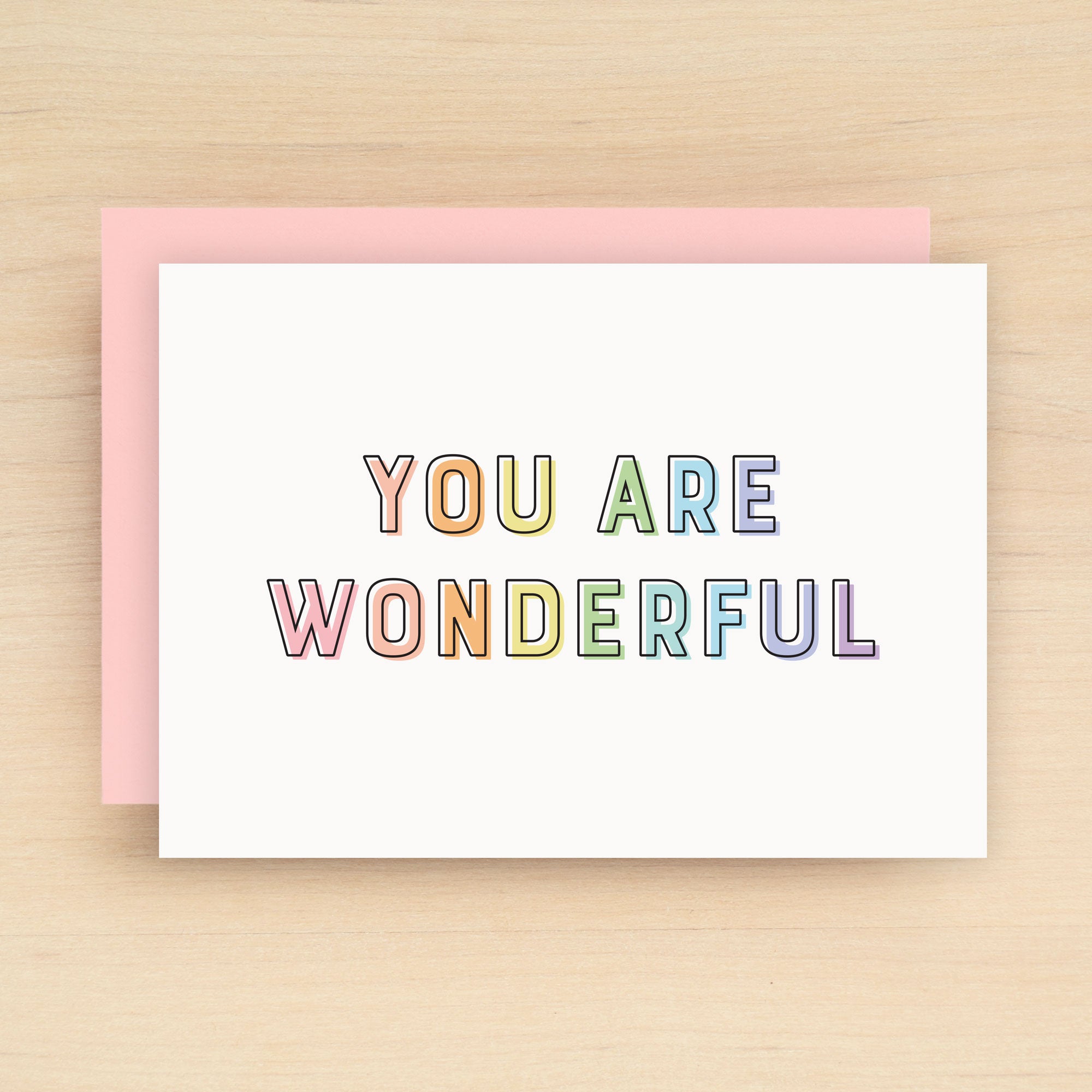 You Are Wonderful Boxed Greeting Set of 10