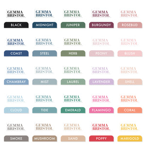 Justified Personalized Stationery