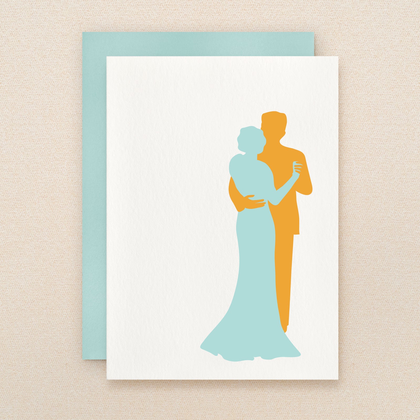 BLANK Silhouette Sway Greeting Card #130