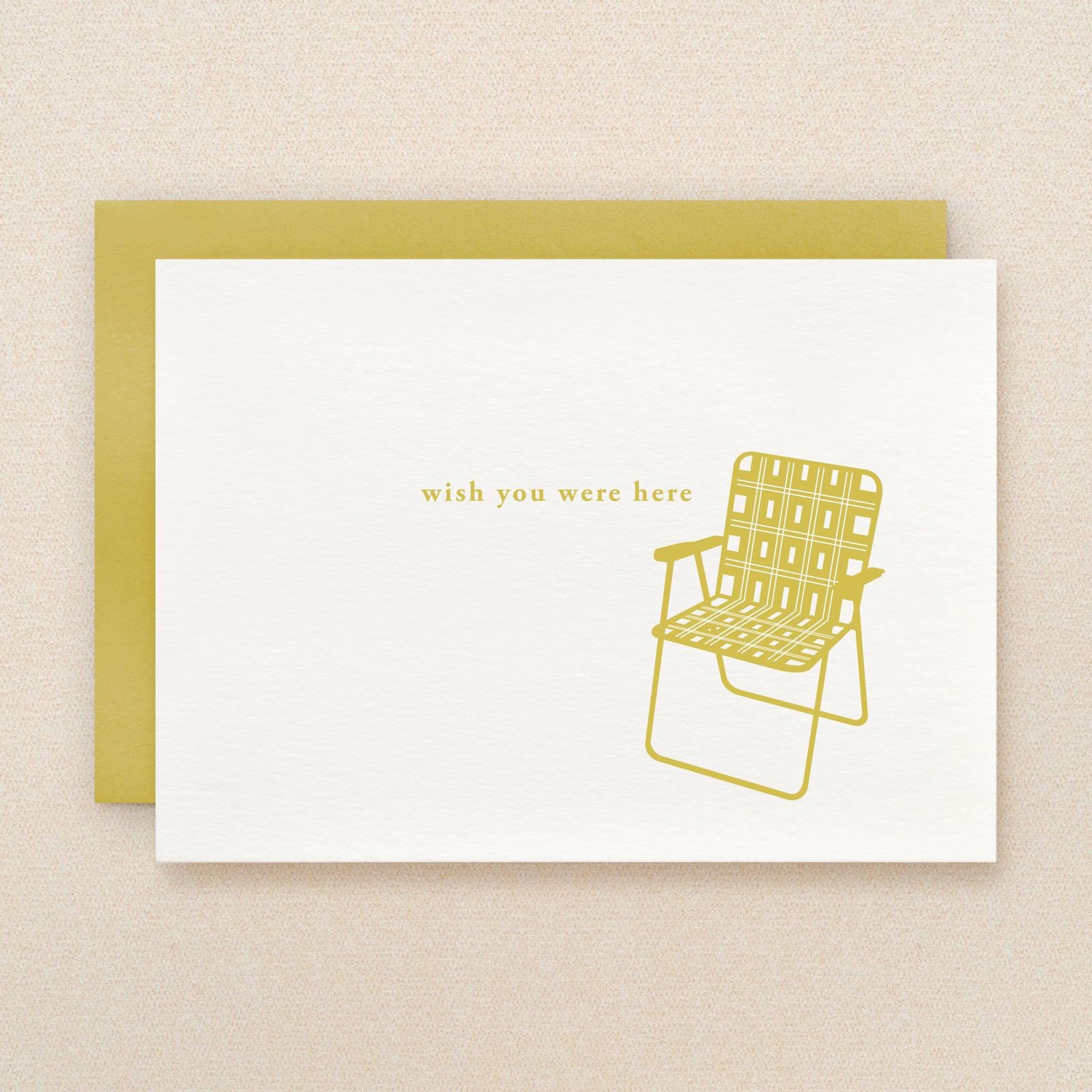 "Wish You Were Here" Summer Lovin' Here Greeting Card #134