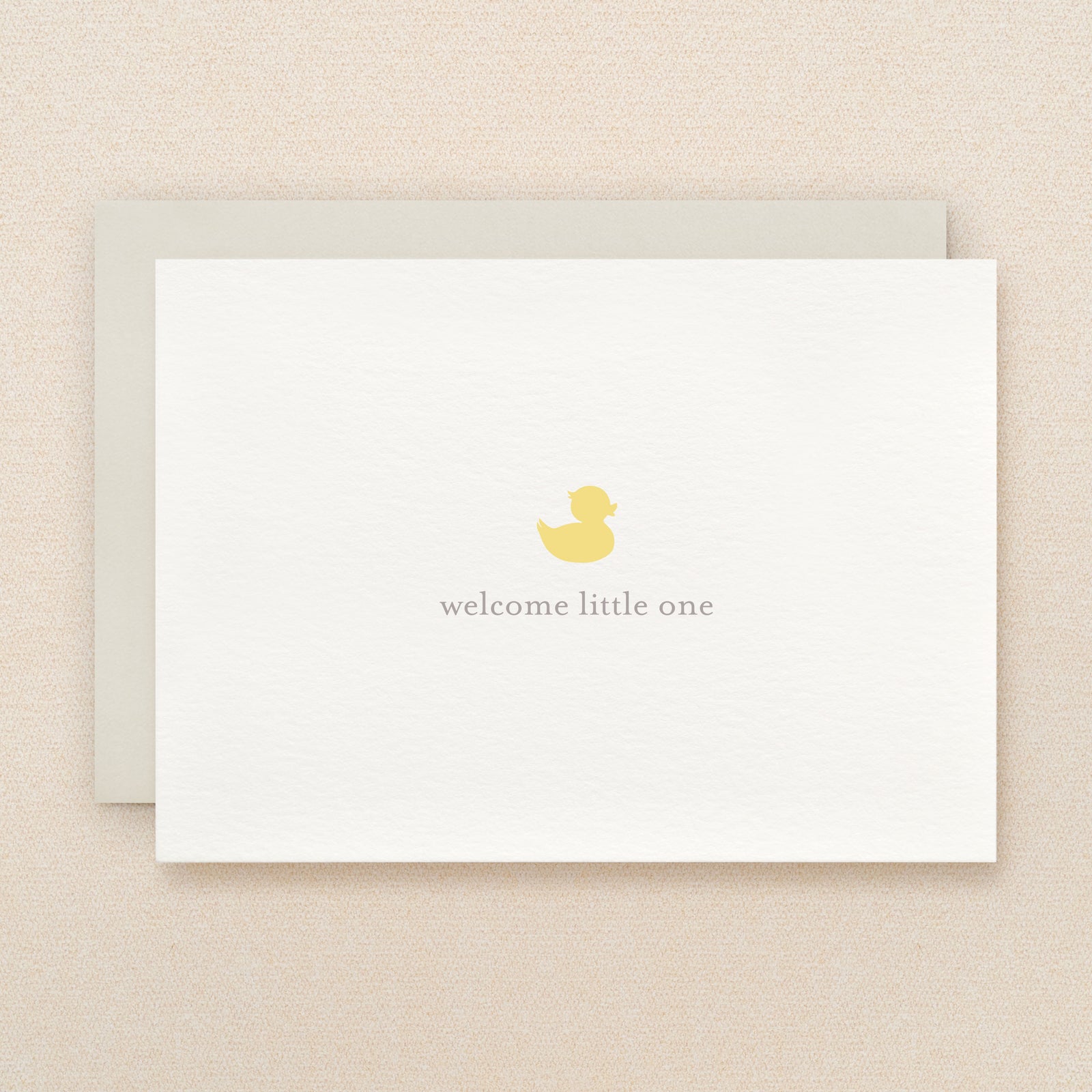 "Welcome little one" Rubber Duckie Greeting Card #249