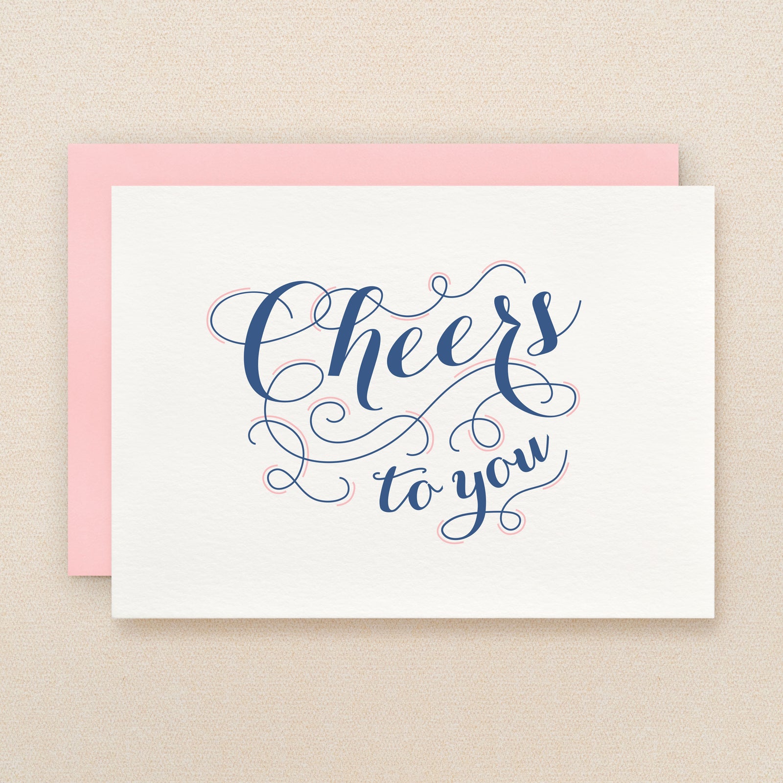 "Cheers to you" Cheers Greeting Card #253