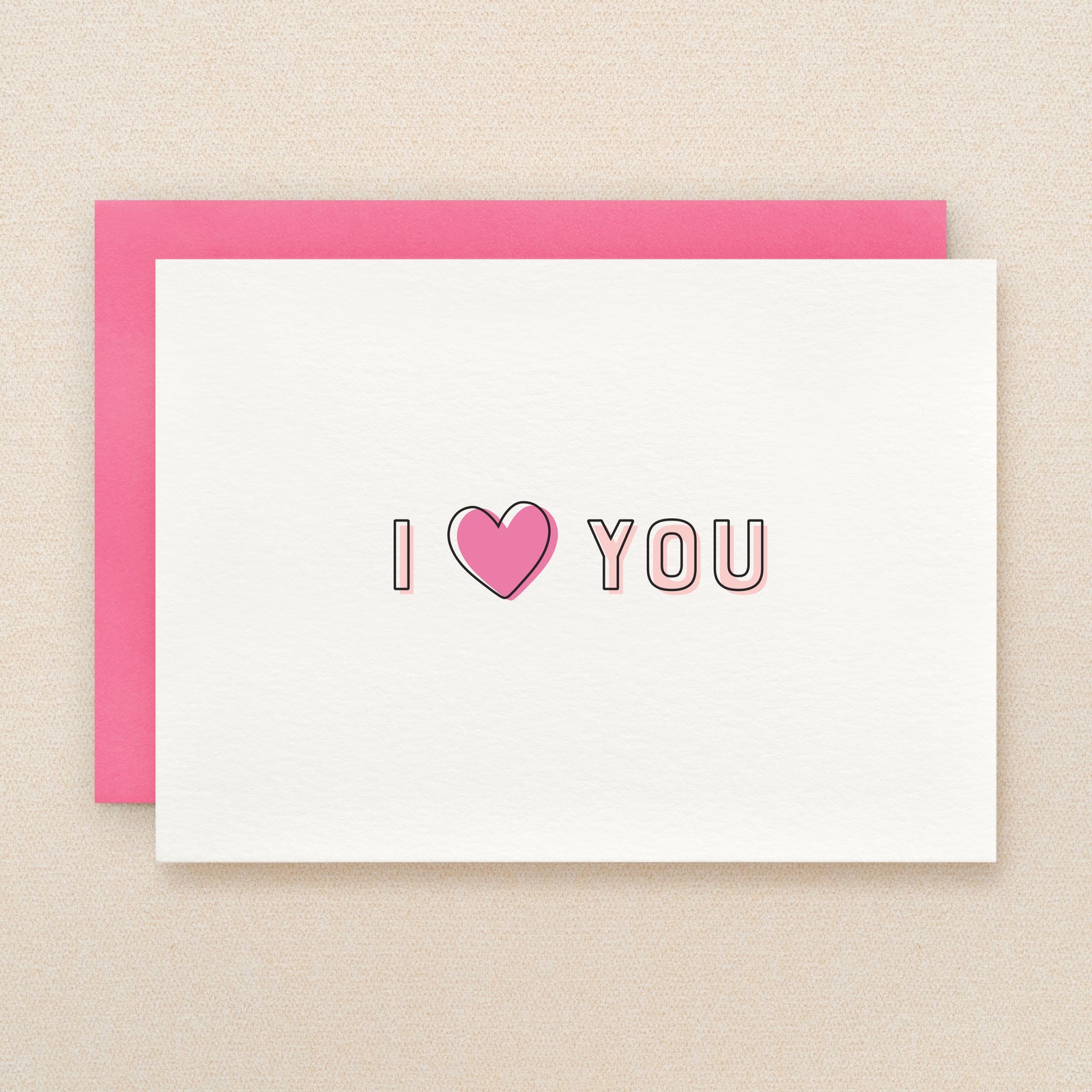 "I love you" Heart You Greeting Card #268