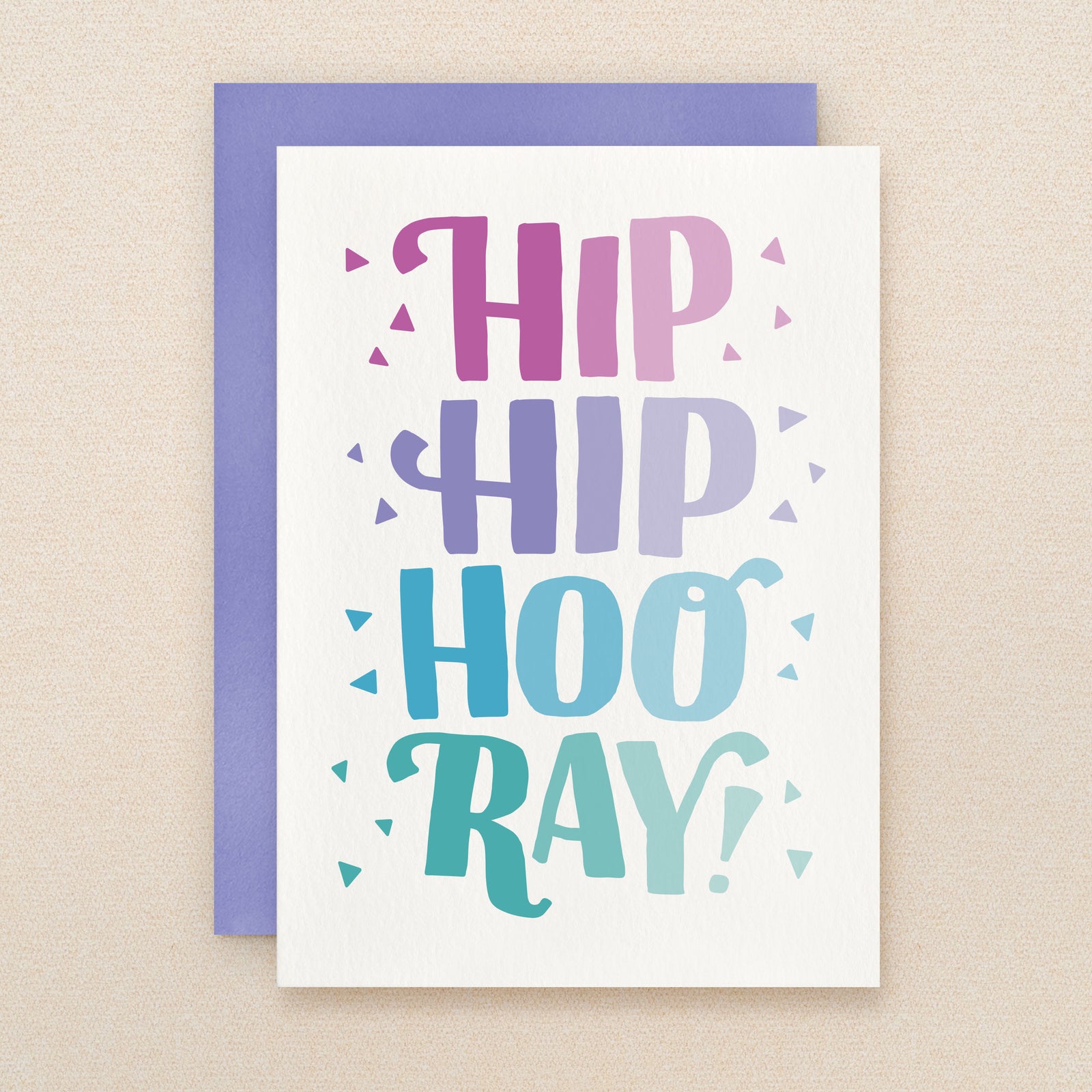 "Hip Hip Hooray" Hip Hip Greeting Card #294