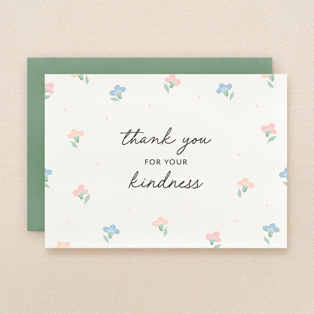 "Thank you for your kindness" Kindness Greeting Card #313