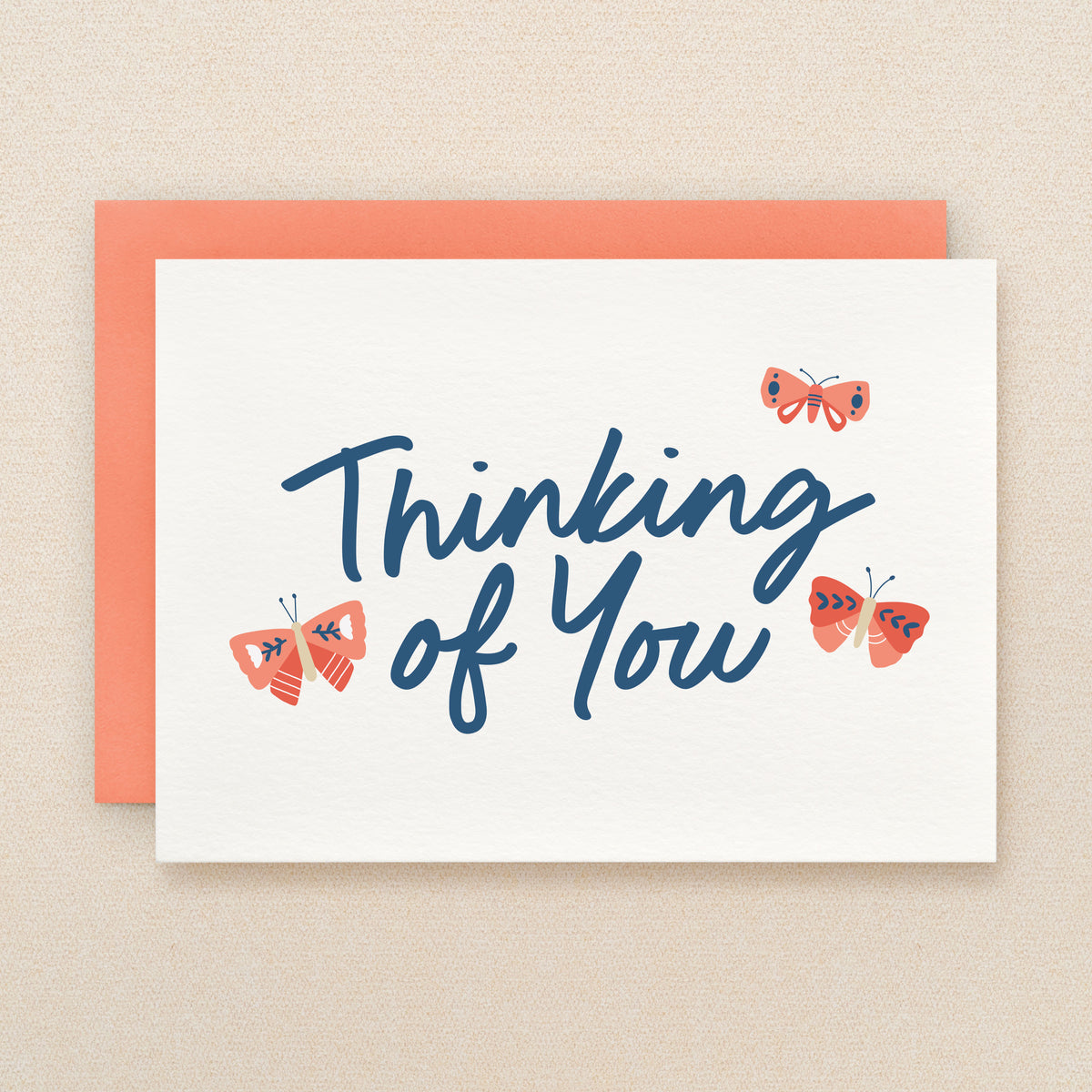 "Thinking of you" Butterfly Greeting Card #332