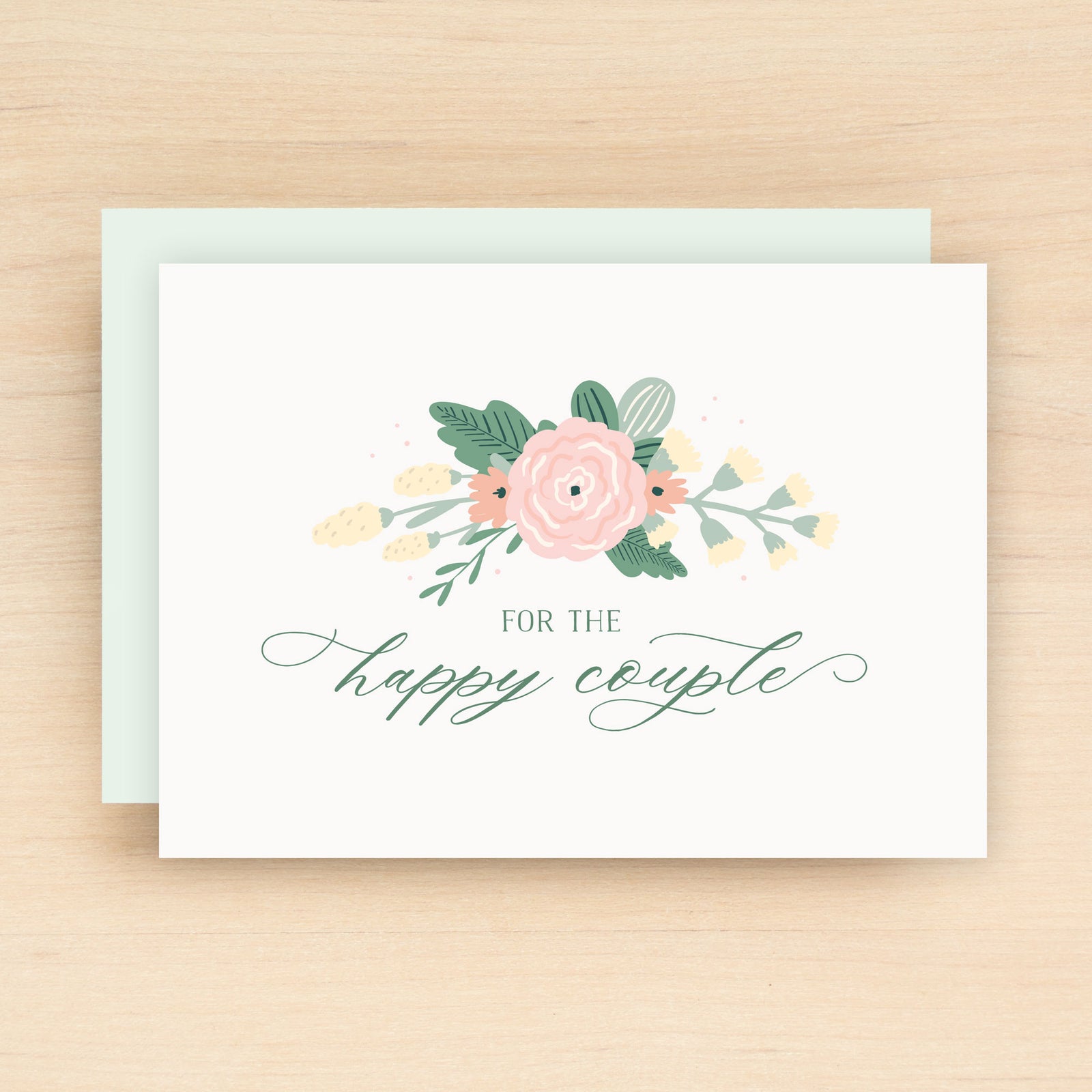 "For the happy couple" Happy Couple Greeting Card #264