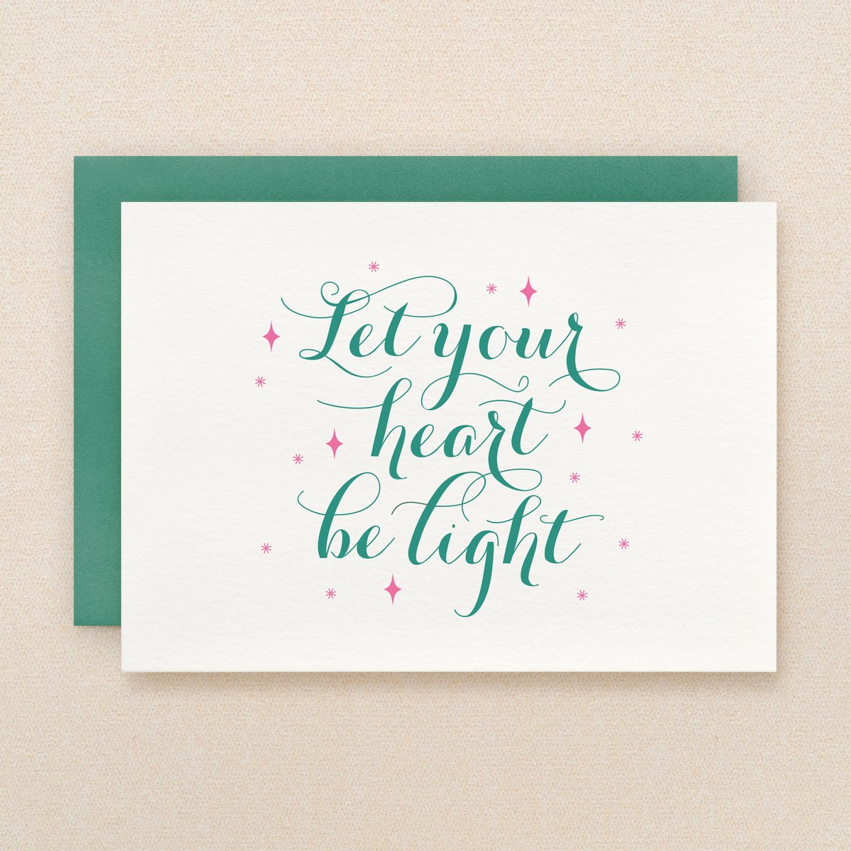 Light Heart Holiday Card