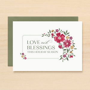 Blessings Holiday Card Set of 10