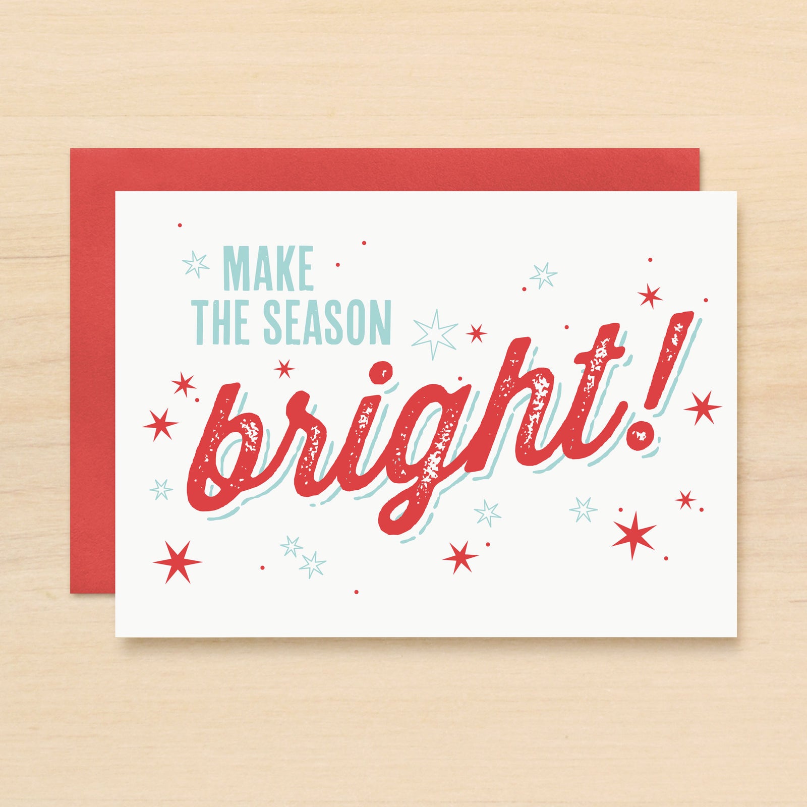 Bright Holiday Card Set of 10
