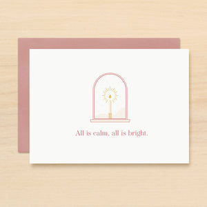 Candle Holiday Card Set of 10