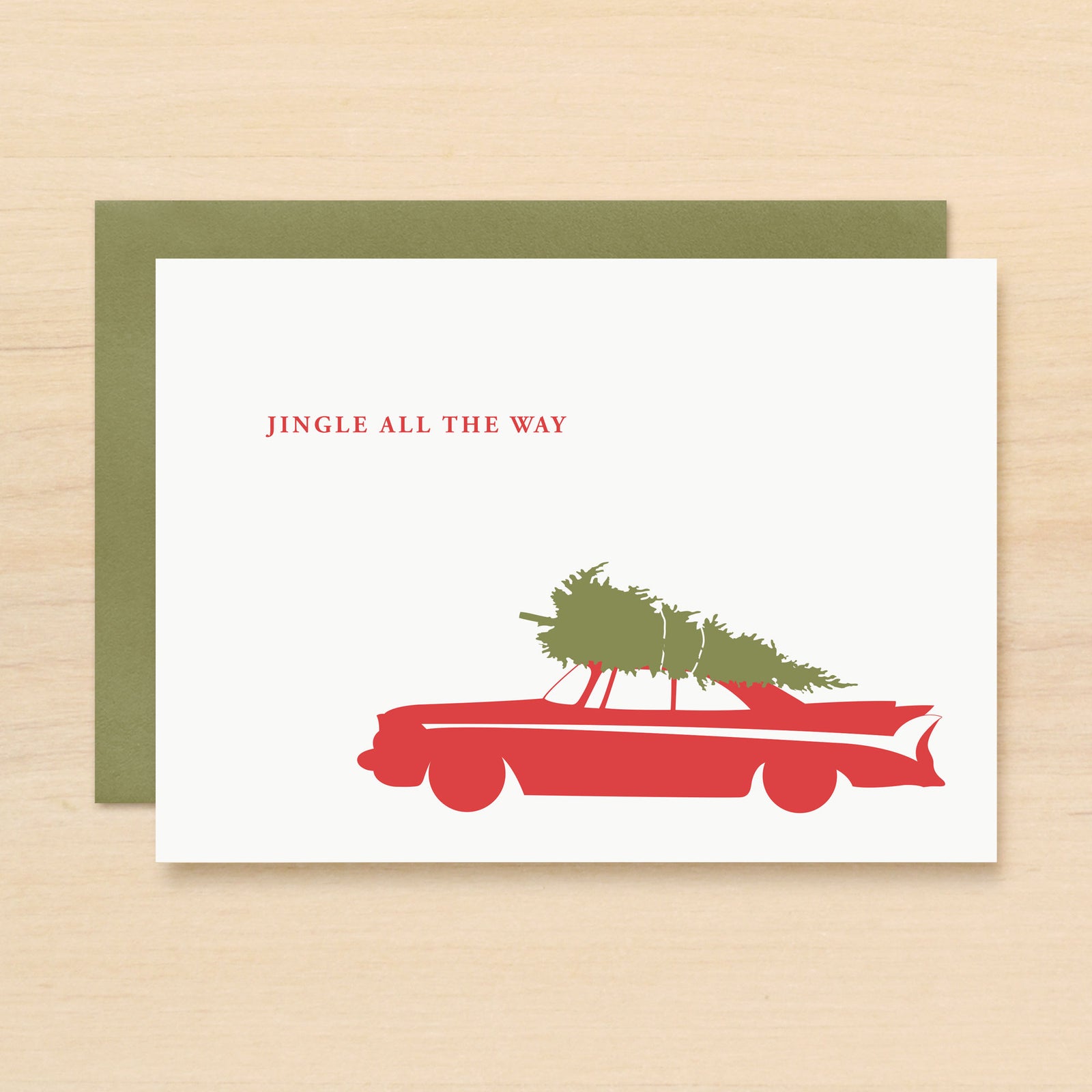 Classic Car Holiday Card Set of 10