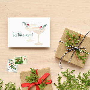 Cocktail Holiday Card Set of 10