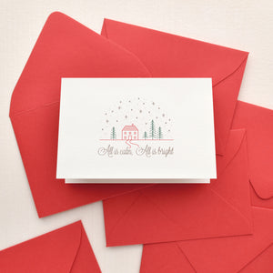 Cottage Holiday Card