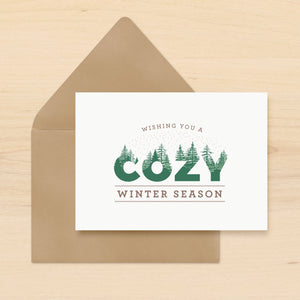 Forest Holiday Card Set of 10